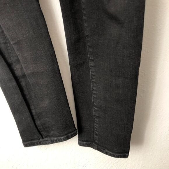 AG Adriano Goldschmeid The legging ankle super skinny black distressed jeans 26R - Picture 4 of 12